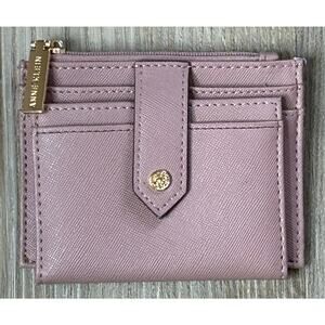 Anne Klein Pegged Card Case in Pink‎